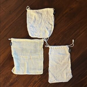 Eco-Friendly cream Mesh Produce Bags